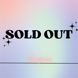 SOLD OUT ❤️‍🔥